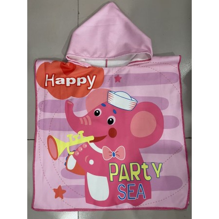 Ręcznik Plażowy Dziecięcy z Kapturem Rozmiar: 60x120 cm Kod: A23-1