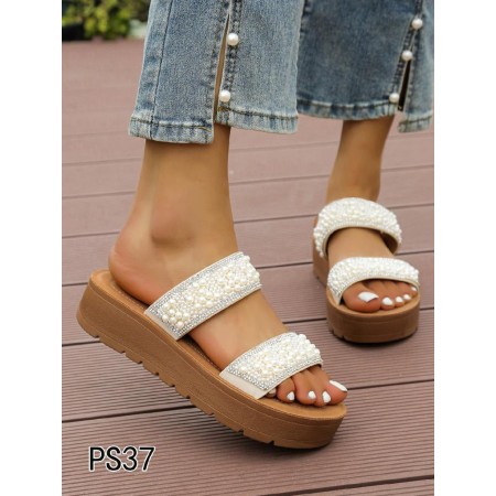 Klapki Rozmiar: 36-41 Kod PS37 KOLOR BEIGE