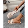 Klapki Rozmiar: 36-41 Kod PS47 KOLOR BEIGE