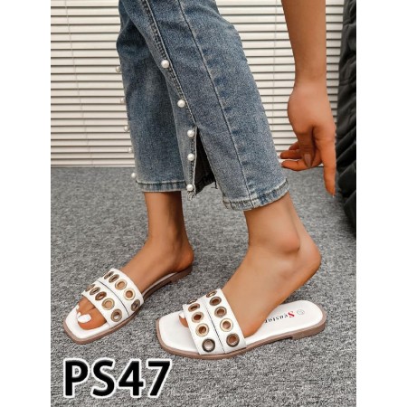 Klapki Rozmiar: 36-41 Kod PS47 KOLOR WHITE