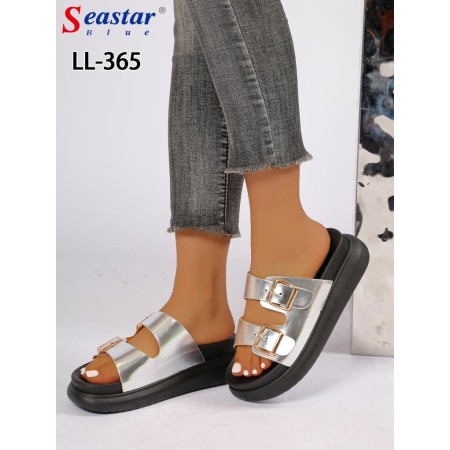 Klapki Rozmiar: 36-41 Kod LL-365 KOLOR SILVER