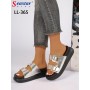 Klapki Rozmiar: 36-41 Kod LL-365 KOLOR SILVER