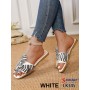 Klapki Rozmiar: 36-41 Kod CK345 KOLOR WHITE
