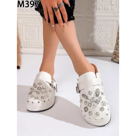Klapki Rozmiar: 36-41 Kod M397 KOLOR WHITE