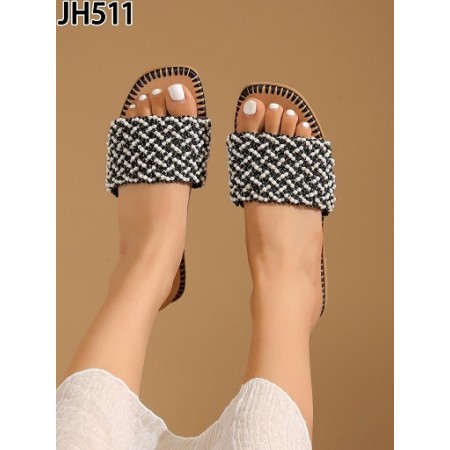 Klapki Rozmiar: 36-41 Kod JH511KOLOR BLACK