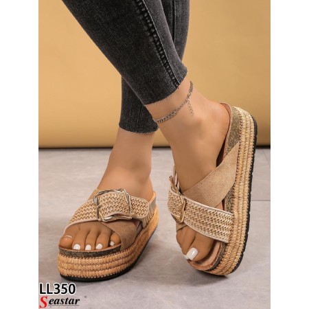 Klapki Rozmiar: 36-41 Kod LL350 KOLOR KHAKI
