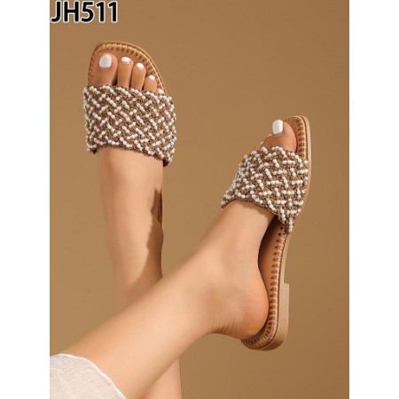 Klapki Rozmiar: 36-41 Kod JH511KOLOR CAMEL