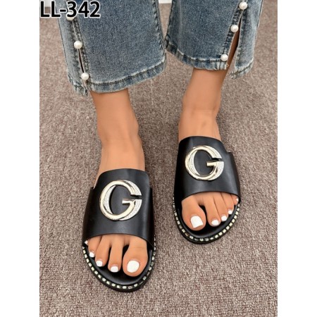 Klapki Rozmiar: 36-41 Kod LL342 KOLOR BLACK