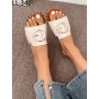 Klapki Rozmiar: 36-41 Kod LL342 KOLOR BEIGE
