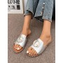 Klapki Rozmiar: 36-41 Kod LL342 KOLOR SILVER