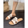 Klapki Rozmiar: 36-41 Kod LL343 KOLOR BEIGE
