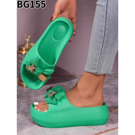 Klapki Rozmiar: 36-41 Kod BG155 KOLOR GREEN