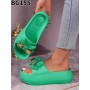 Klapki Rozmiar: 36-41 Kod BG155 KOLOR GREEN