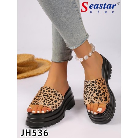 Klapki Rozmiar: 36-41 Kod JH536 KOLOR LEOPARD