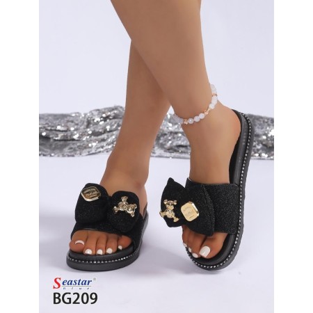 Klapki  Rozmiar: 36-41 Kod BG209 KOLOR BLACK
