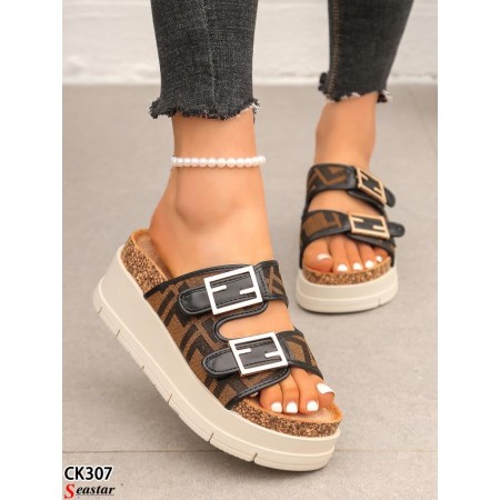 Klapki  Rozmiar: 36-41 Kod CK307 KOLOR BLACKE