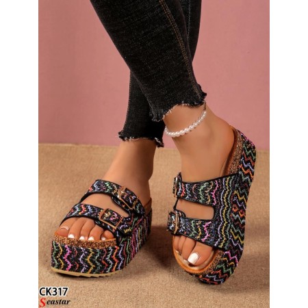 Klapki  Rozmiar: 36-41 Kod CK317 KOLOR  BLACK