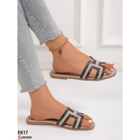 Klapki  Rozmiar: 36-41 Kod EK17 KOLOR BLACK