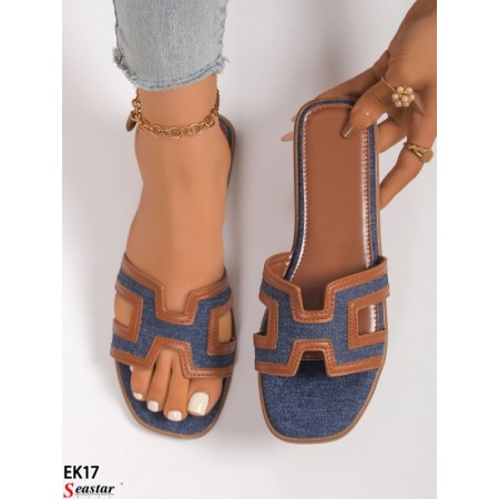 Klapki  Rozmiar: 36-41 Kod EK17 KOLOR BLUE