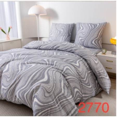 Komplet Pościeli 100% Bawełna/Satyna 3-Częściowy Rozmiar: 160x200 cm Kod AT-2770