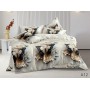 Komplet Pościeli 3D 100% Bawełna/Satyna 4-Częściowy Rozmiar: 160X200 cm Kod: ZZ-A12