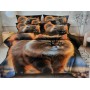 Komplet Pościeli 3D 100% Bawełna/Satyna 4-Częściowy Rozmiar: 160X200 cm Kod: ZZ-E20