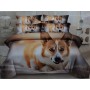 Komplet Pościeli 3D 100% Bawełna/Satyna 4-Częściowy Rozmiar: 160X200 cm Kod: ZZ-E22