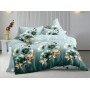 Komplet Pościeli 3D 100% Bawełna/Satyna 3-Częściowy Rozmiar: 160X200 cm Kod: ZZ-E40