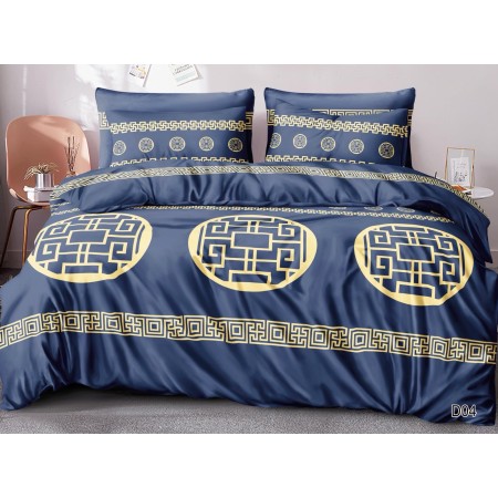 Komplet Pościeli 3D 100% Bawełna/Satyna 3-Częściowy Rozmiar: 160X200 cm Kod: ZZ-E41