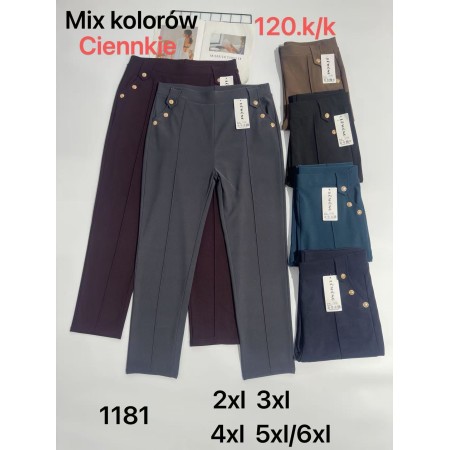 Spodnie Rozmiar: 2XL 3XL 4XL 5XL/6XL  Kod: 1181
