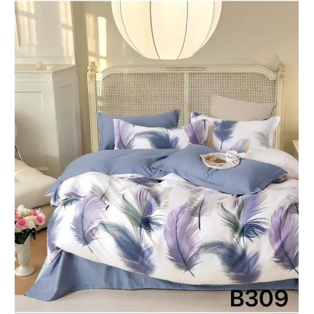 Komplet pościel 100% bawełna 3 częściowy 200x220 kod 26B309
