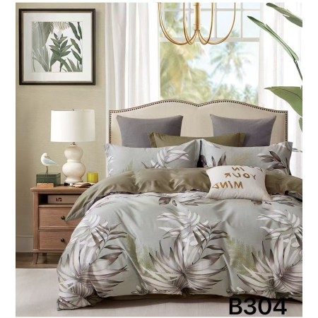 Komplet pościel 100% bawełna 3 częściowy 200x220 kod 26B304