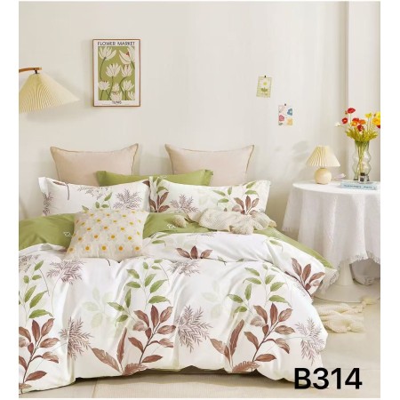 Komplet pościel 100% bawełna 3 częściowy 160x200 cm  kod 26B314