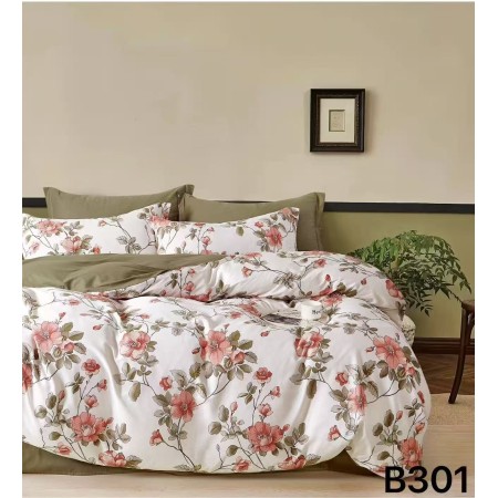 Komplet pościel 100% bawełna 3 częściowy 160x200 cm  kod 26B301
