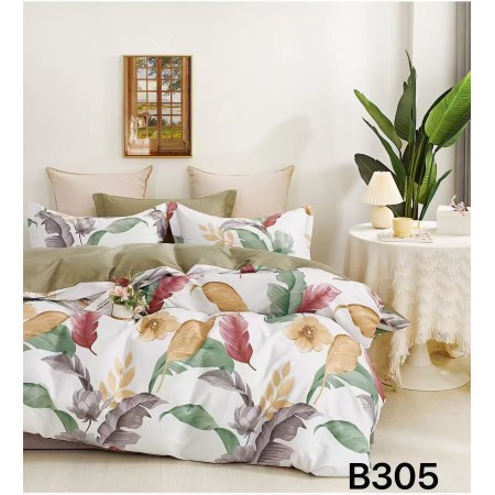 Komplet pościel 100% bawełna 3 częściowy 160x200 cm  kod 26B305