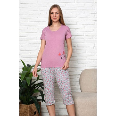 Bawełniana Piżama Damska Christina Kod: 1347 Rozm: M-2XL