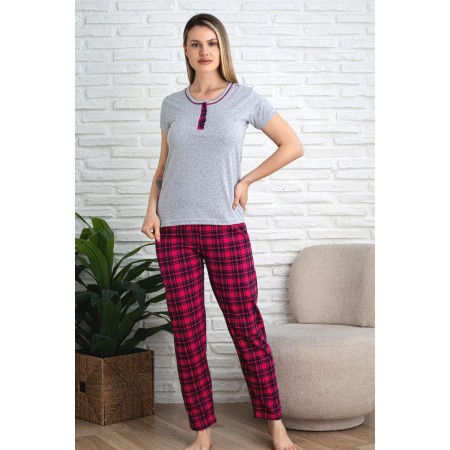 Bawełniana Piżama Damska Christina Kod: 1349 Rozm: M-2XL