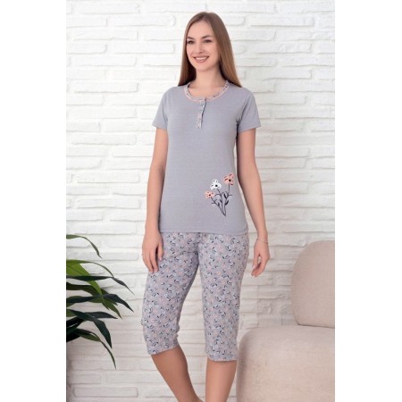 Bawełniana Piżama Damska Christina Kod: 1341 Rozm: M-2XL