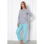 Bawełniana Piżama Damska Christina Kod: 1079 Rozmiar : M-2XL