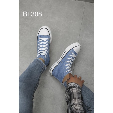 Trampki damskie 36-41 BL308 BLUE