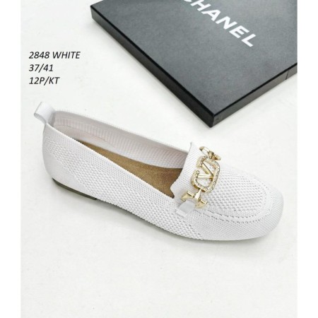 Trampki damskie 37-41 2848 WHITE