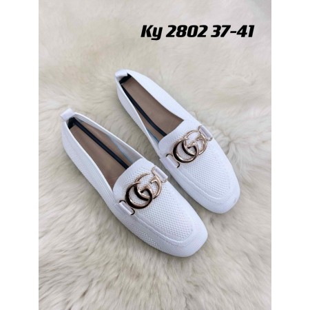 Trampki damskie 37-41 2802 WHITE