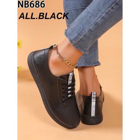 Trampki damskie 36-41 NB686 ALLBLACK