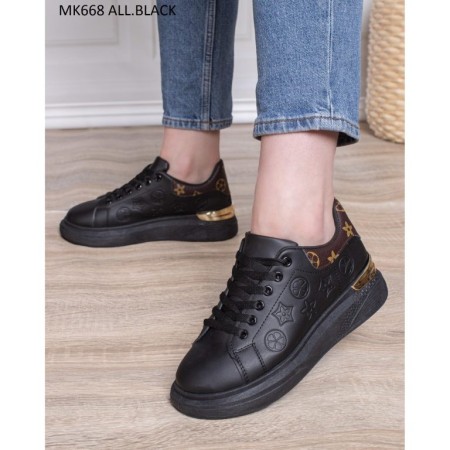 Buty sportowe damskie 36-41 MK668 ALL BLACK