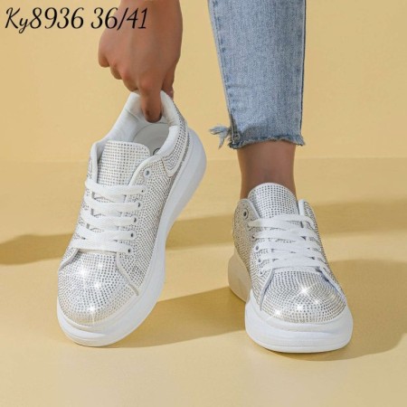 8936 WHITE NIEOCIEPLANE Rozmiary 36-41