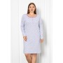 Bawełniana Damska Koszula Nocna Plus Size Christina Kod: 4023 Rozm. XL-4XL