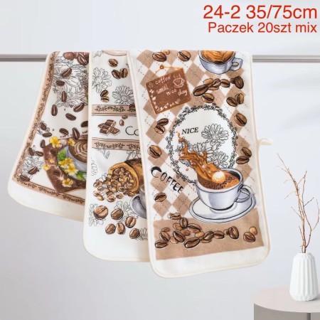 Ścierki kuchenne microfibra  Rozmiar 40X60 cm Kolor mix Kod 6A-9