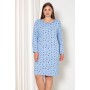 Bawełniana Damska Koszula Nocna Plus Size LaPenna Kod: 14039 Rozm. XL-4XL