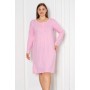 Bawełniana Damska Koszula Nocna Plus Size LaPenna Kod: 14035 Rozm. XL-4X