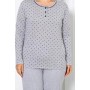 Bawełniana Piżama Damska Plus Size LaPenna Kod: 12060 Rozm : XL-4XL